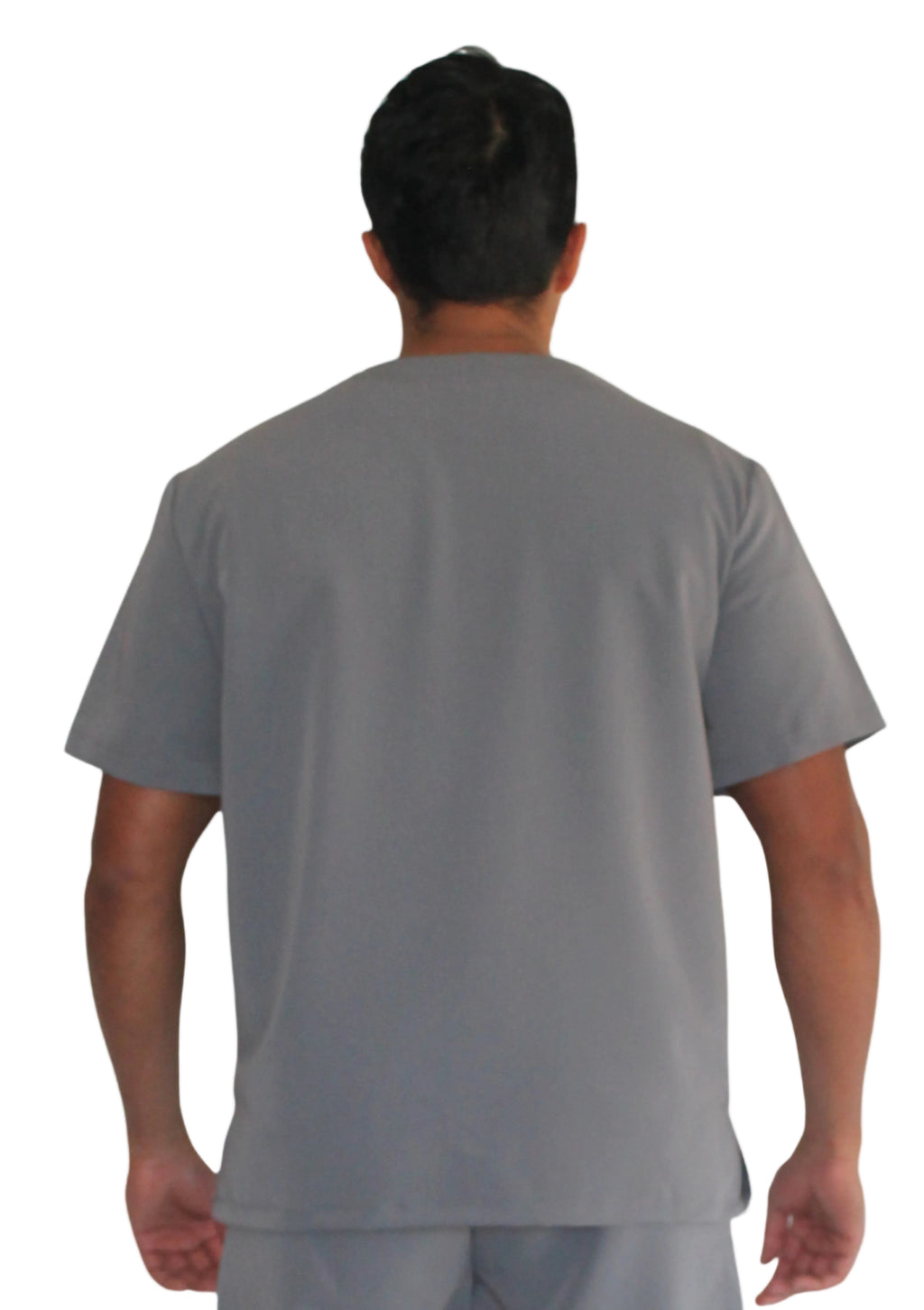 Mens scrub top Grey