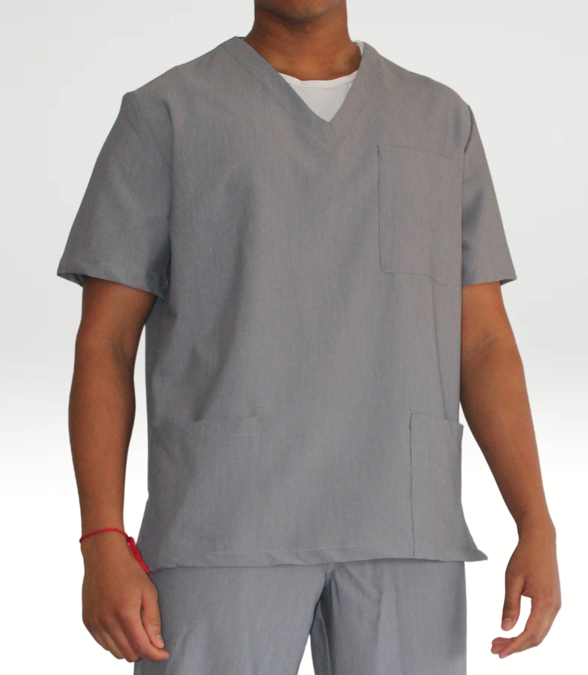 Mens scrub top Graphite 