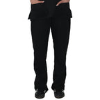 Womens scrub pants Black