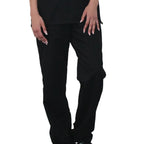 Womens scrub pants Black