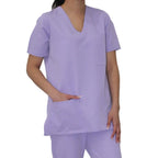Womens scrub top Lilac